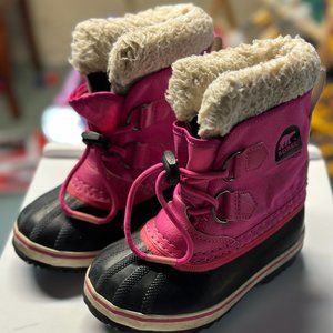 Sorel Girls Snow Boots Size 10